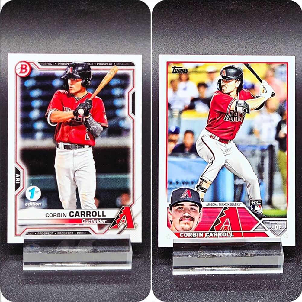 Corbin Carroll Bowman 1st Edition Prospect Bowman RC Arizona Diamondbacks Star